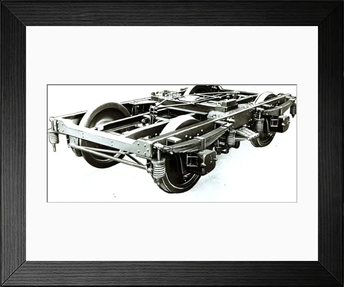 Framed Print : Manufacture of railway wagons, wagon of wheels and suspension of a car Framed Print : Manufacture of railway wagons, wagon of wheels and suspension of a car