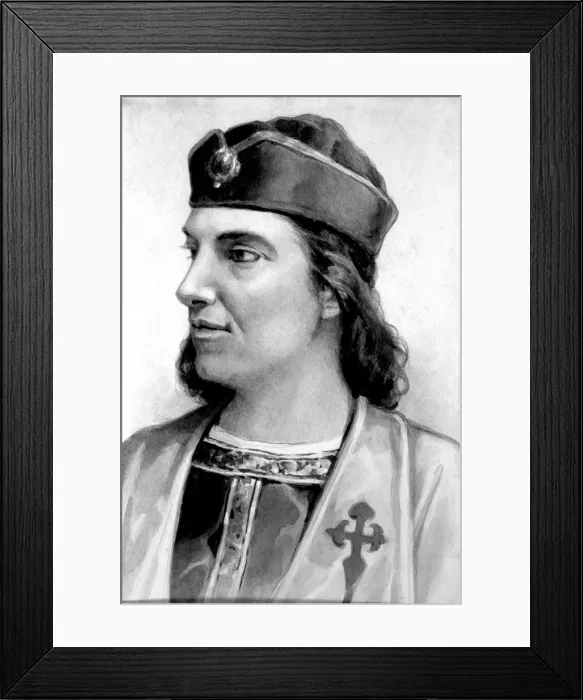 Framed Print : Jorge Manrique (1440-1479), Spanish poet Framed Print : Jorge Manrique (1440-1479), Spanish poet
