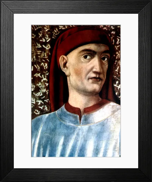Framed Print : Giovanni Boccaccio (1313-1375), Italian writer Framed Print : Giovanni Boccaccio (1313-1375), Italian writer