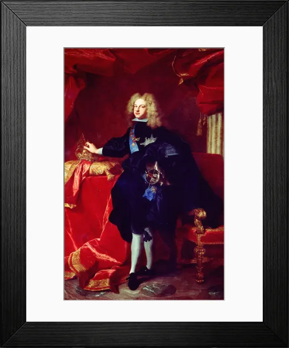 Framed Print : Felipe V (1683-1746), King of Spain Framed Print : Felipe V (1683-1746), King of Spain