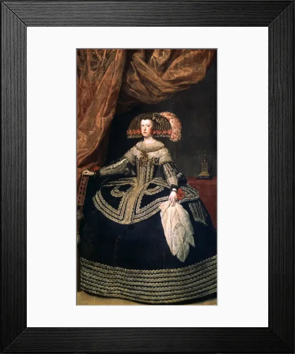 Framed Print : Mariana of Austria (1634-1696), Queen of Spain, wife of Felipe IV Framed Print : Mariana of Austria (1634-1696), Queen of Spain, wife of Felipe IV