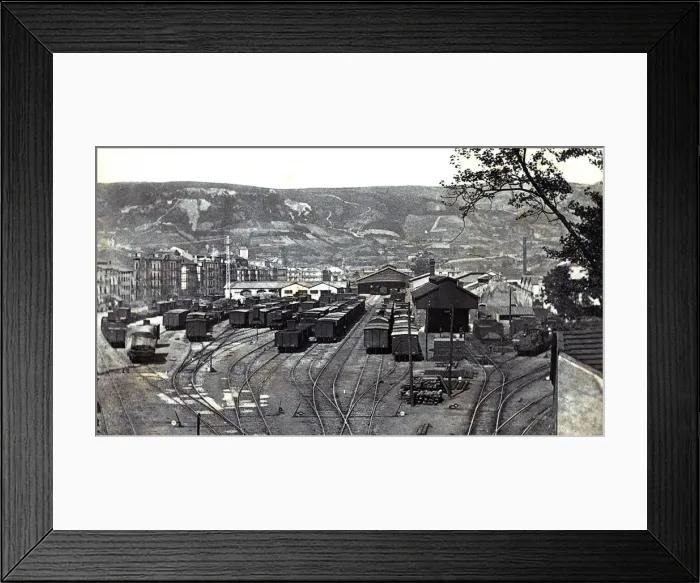 Framed Print : North Central station in Bilbao, 1910 Framed Print : North Central station in Bilbao, 1910