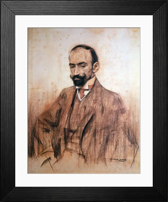 Framed Print : Portrait of Jacinto Benavente, (1866 - 1954), Spanish playwright, Nobel Prize for Framed Print : Portrait of Jacinto Benavente, (1866 - 1954), Spanish playwright, Nobel Prize for