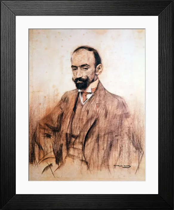 Framed Print : Portrait of Jacinto Benavente, (1866 - 1954), Spanish playwright, Nobel Prize for Framed Print : Portrait of Jacinto Benavente, (1866 - 1954), Spanish playwright, Nobel Prize for