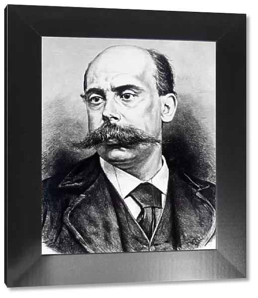 Emilio Castelar (1832-1899), Spanish writer, speaker and politician, he was president