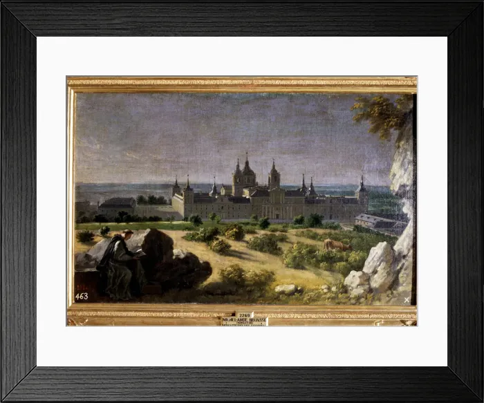 Framed Print : View of the Monastery of El Escorial Framed Print : View of the Monastery of El Escorial