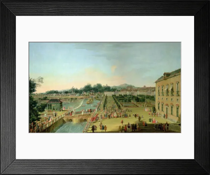 Framed Print : Ferdinand VI and Barbara of Braganza in the Aranjuez gardens, 1756 Framed Print : Ferdinand VI and Barbara of Braganza in the Aranjuez gardens, 1756