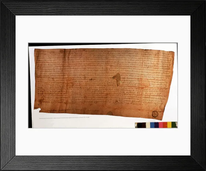 Framed Print : Sacramental Testament of a citizen of Barcelona called Muc, in which it is cited Framed Print : Sacramental Testament of a citizen of Barcelona called Muc, in which it is cited