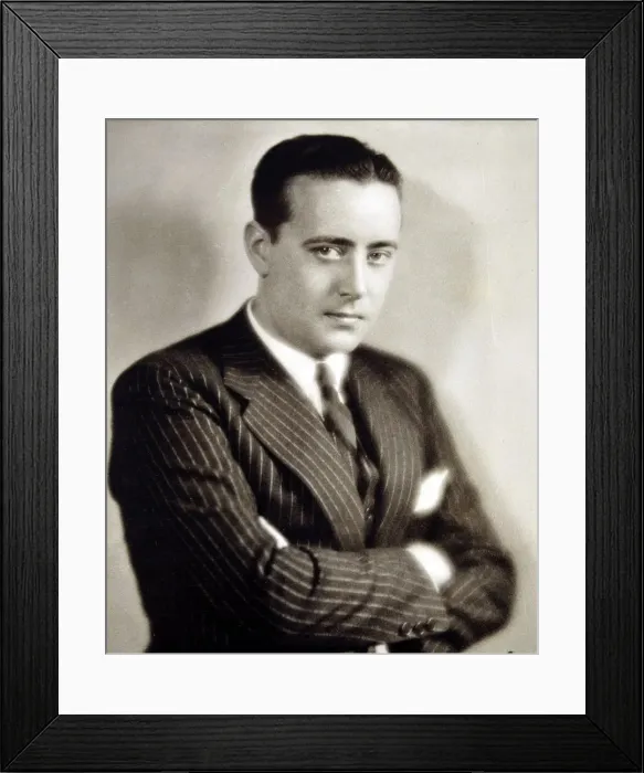 Framed Print : Edgar Neville Romree (1899-1924), Spanish writer and film director Framed Print : Edgar Neville Romree (1899-1924), Spanish writer and film director