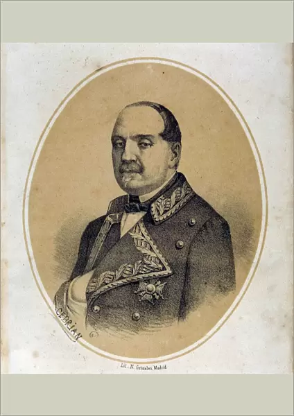 Leopoldo O Donnell (1809-1867) Spanish politician and military