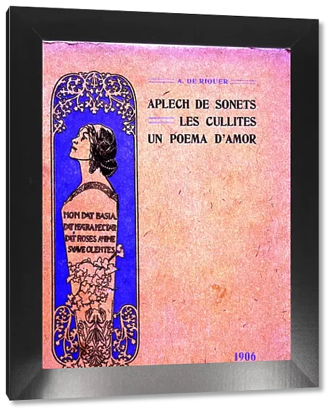 Cover of the works Aplech of sonets, Les Cullites, Un poema d amor, work and drawing
