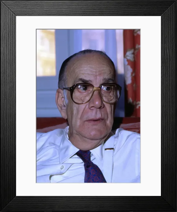 Framed Print : Camilo Jose Cela (1916-2002), Spanish writer and Nobel Prize of Literature, portrait, 1989 Framed Print : Camilo Jose Cela (1916-2002), Spanish writer and Nobel Prize of Literature, portrait, 1989