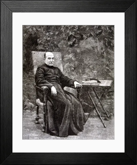 Framed Print : Luis Coloma (1851-1914). Spanish religious and writer, engraving from the Ilustracion Framed Print : Luis Coloma (1851-1914). Spanish religious and writer, engraving from the Ilustracion