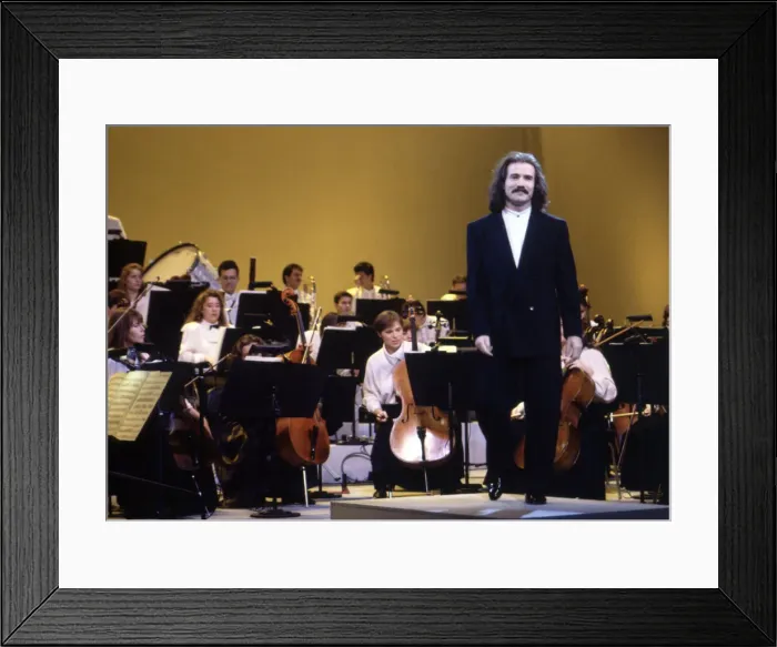 Framed Print : Luis Cobos, Spanish orchesta conductor, 1990 photo Framed Print : Luis Cobos, Spanish orchesta conductor, 1990 photo