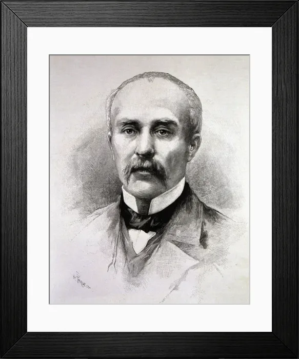 Framed Print : Georges Clemenceau (1841-1929), French politician and government president, engraving Framed Print : Georges Clemenceau (1841-1929), French politician and government president, engraving