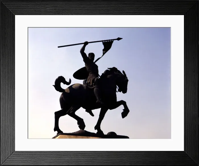 Framed Print : Monument devoted to Rodrigo Diaz de Vivar, El Cid Campeador (1043? -1099), Castilian knight Framed Print : Monument devoted to Rodrigo Diaz de Vivar, El Cid Campeador (1043? -1099), Castilian knight
