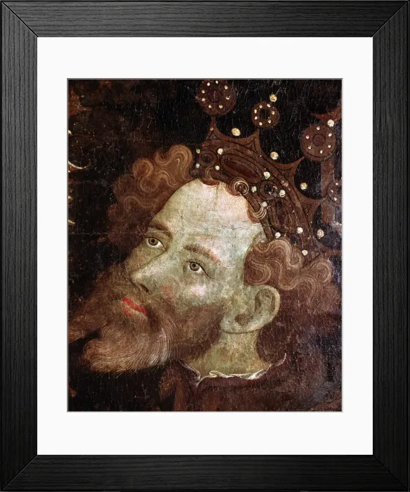 Framed Print : Pedro IV The Ceremonious, Painting on wood, 15th century Valencian school Framed Print : Pedro IV The Ceremonious, Painting on wood, 15th century Valencian school