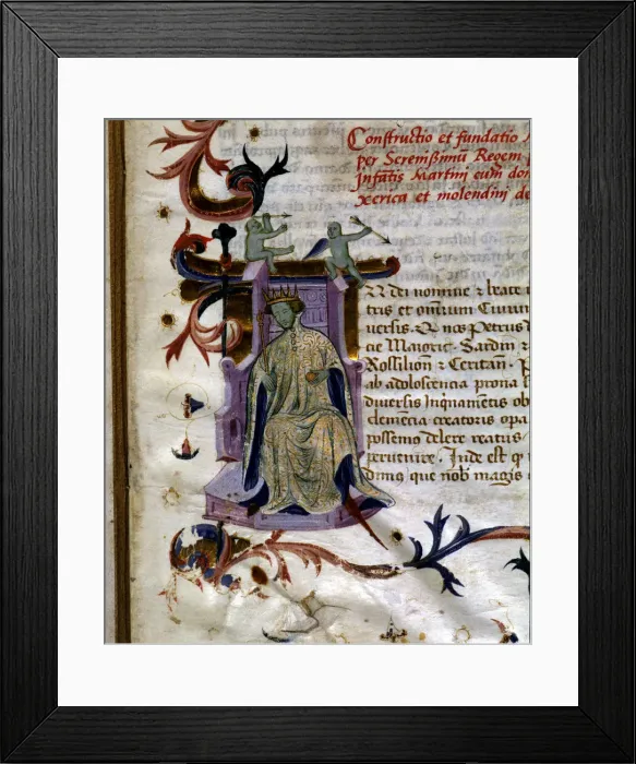 Framed Print : Pedro III, The Ceremonious (1319-1387, King of Catalonia (IV of Aragon, II of Valencia ) Framed Print : Pedro III, The Ceremonious (1319-1387, King of Catalonia (IV of Aragon, II of Valencia )