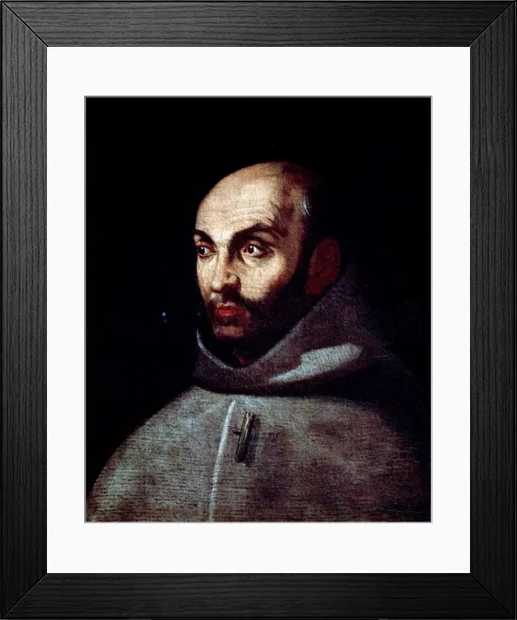 Framed Print : Juan de Yepes Alvarez, called San Juan de la Cruz (1542-1591), Spanish Carmelite religious Framed Print : Juan de Yepes Alvarez, called San Juan de la Cruz (1542-1591), Spanish Carmelite religious