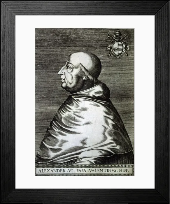 Framed Print : Alexander VI, Rodrigo Borgia (1431-1503) Pope of the Catholic Church Framed Print : Alexander VI, Rodrigo Borgia (1431-1503) Pope of the Catholic Church