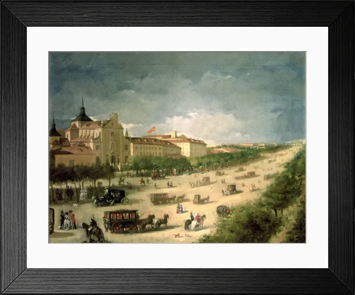 Framed Print : View of Alcala street, Madrid Framed Print : View of Alcala street, Madrid