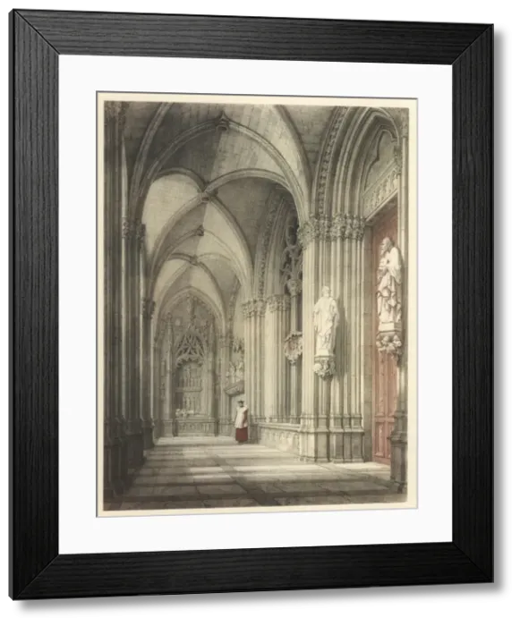 Framed Print : Barbarana door of the cathedral of Pamplona Framed Print : Barbarana door of the cathedral of Pamplona