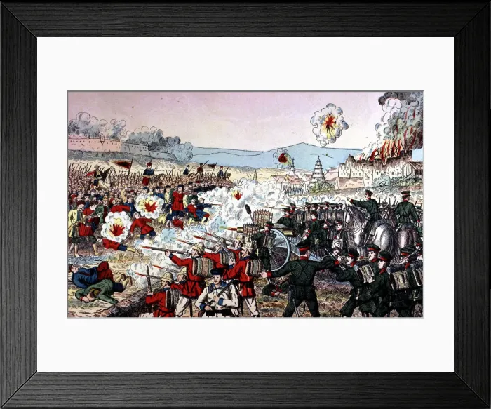 Framed Print : Boxers War, battle in Tien-Tien, 1900 Framed Print : Boxers War, battle in Tien-Tien, 1900