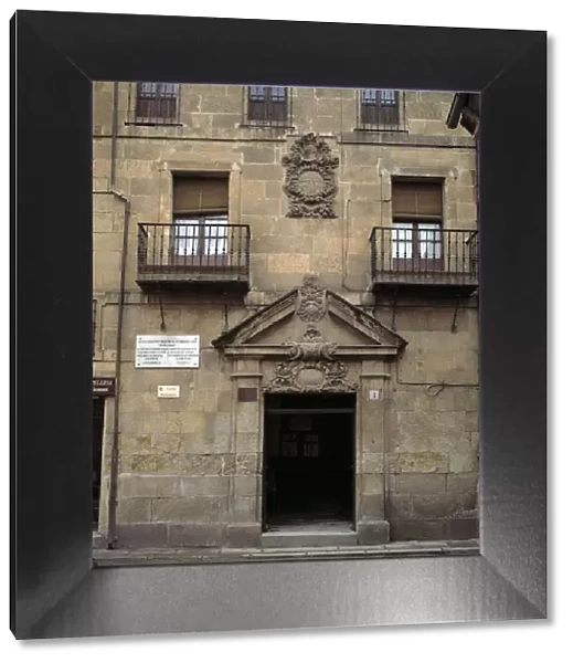 Front of the house where lived and died Miguel de Unamuno (1864-1936), Spanish writer