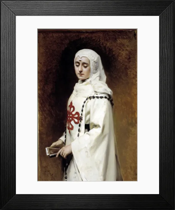 Framed Print : Maria Sverreri (1869-1928), Spanish theater actress, characterized as Dona Ines Framed Print : Maria Sverreri (1869-1928), Spanish theater actress, characterized as Dona Ines