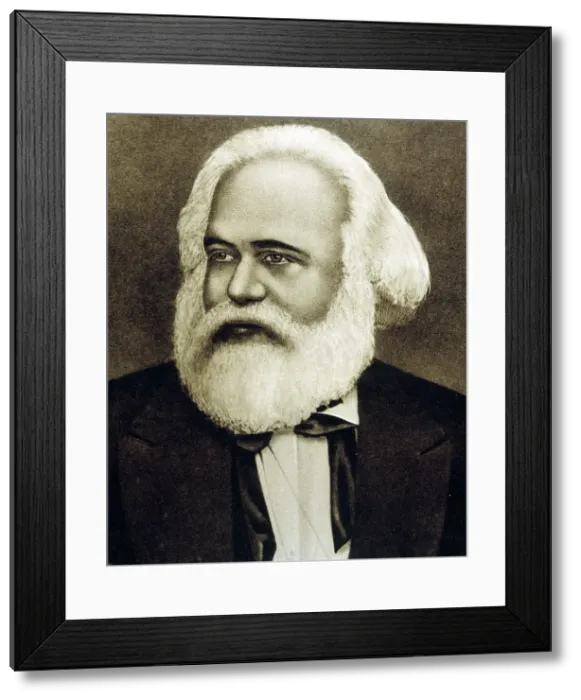 Framed Print : Karl Marx (1818-1883), German philosopher Framed Print : Karl Marx (1818-1883), German philosopher