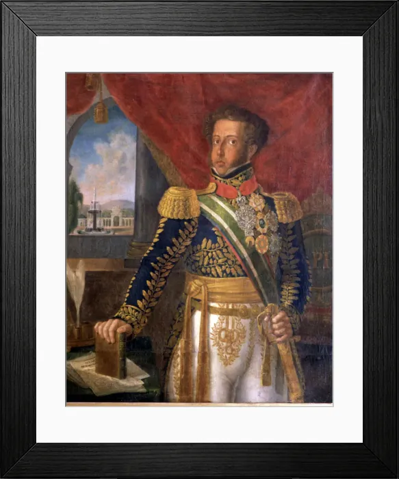 Framed Print : Pedro I. (1798-1834), Emperor of Brazil and King of Portugal as Pedro IV Framed Print : Pedro I. (1798-1834), Emperor of Brazil and King of Portugal as Pedro IV
