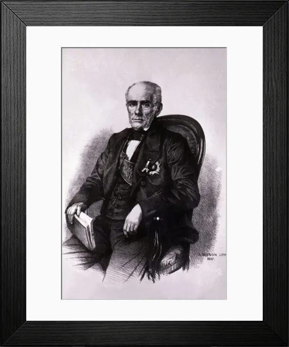 Framed Print : Pedro de Araujo Lima (1793-1870), Marquis of Olinda, lithography, 1857 Framed Print : Pedro de Araujo Lima (1793-1870), Marquis of Olinda, lithography, 1857