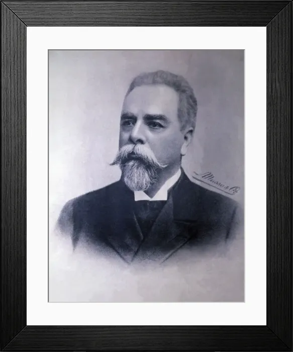 Framed Print : Manuel Ferraz de Campos Salles (1841-1913), Brazilian senator, photo published in Framed Print : Manuel Ferraz de Campos Salles (1841-1913), Brazilian senator, photo published in