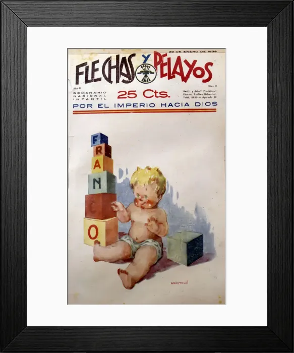 Framed Print : Comics Flechas Y Pelayos Publicacion Infantil Editada En San Sebastian Framed Print : Comics Flechas Y Pelayos Publicacion Infantil Editada En San Sebastian