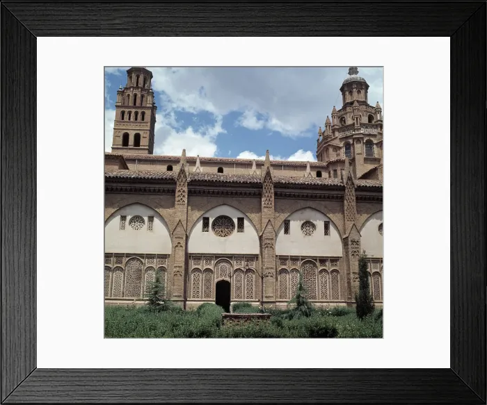 Framed Print : Zaragoza Tarazona Detalle Del Claustro De LA Catedral Framed Print : Zaragoza Tarazona Detalle Del Claustro De LA Catedral