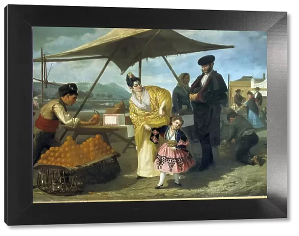 Federico Maria Eder Gattens Pintor Espanol 1615-1673 Puesto De Naranjas
