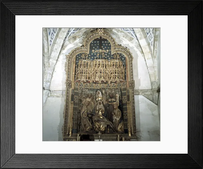 Framed Print : Palencia Retablo De LA Iglesia De San Pablo Arte Gotico Framed Print : Palencia Retablo De LA Iglesia De San Pablo Arte Gotico