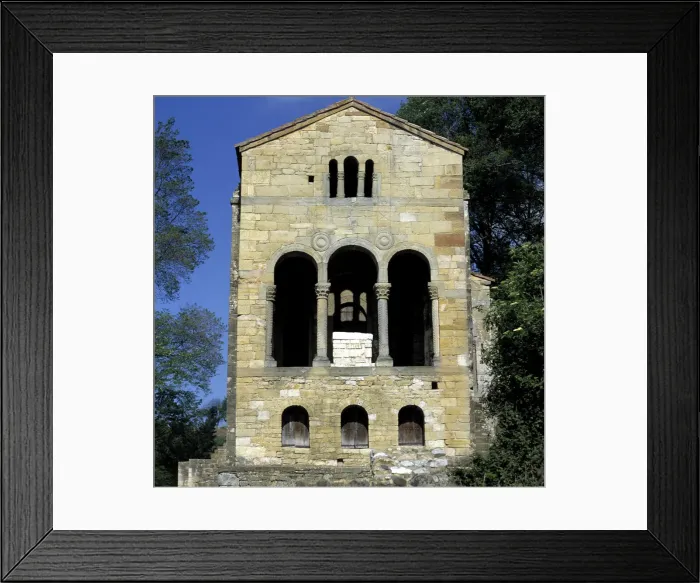 Framed Print : Oviedo Iglesia De Santa Maria Del Naranco Framed Print : Oviedo Iglesia De Santa Maria Del Naranco