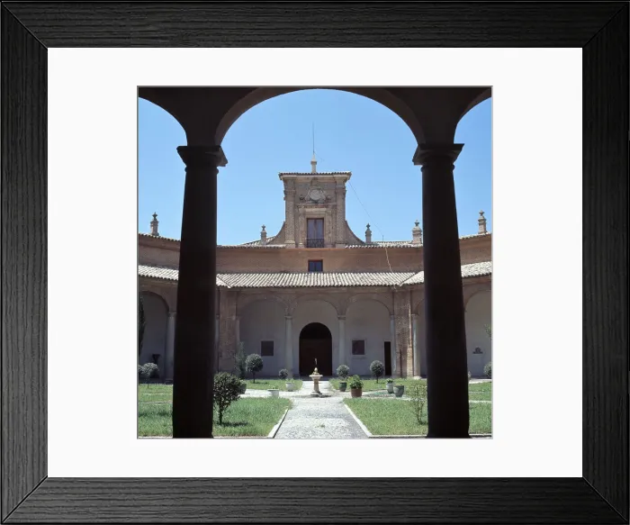 Framed Print : Huesca Patio De LA Antigua Universidad Literaria Hoy Sede Del Museo Provincial Framed Print : Huesca Patio De LA Antigua Universidad Literaria Hoy Sede Del Museo Provincial