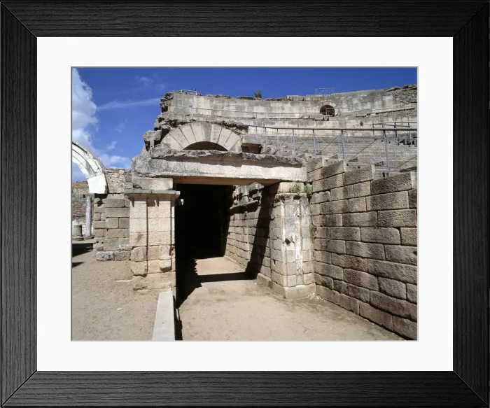 Framed Print : Badajoz Merida Teatro Romano Framed Print : Badajoz Merida Teatro Romano