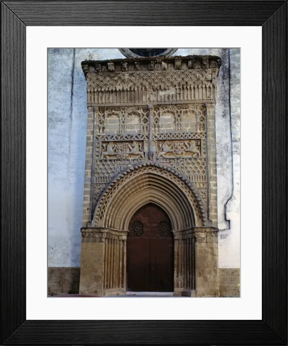 Framed Print : Cadiz Sanlucar De Barrameda Iglesia De Santa Maria. Portada Framed Print : Cadiz Sanlucar De Barrameda Iglesia De Santa Maria. Portada