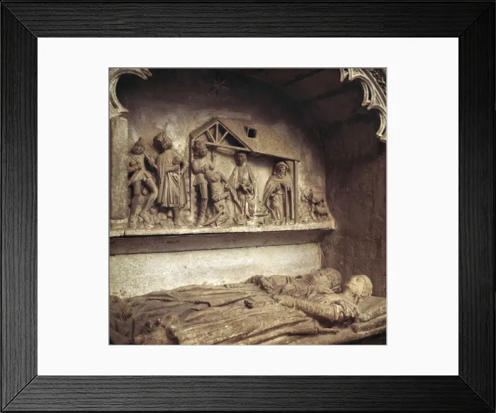 Framed Print : Burgos Covarrubias Detalle De Un Sepulcro En El Interior De LA Colegiata Framed Print : Burgos Covarrubias Detalle De Un Sepulcro En El Interior De LA Colegiata