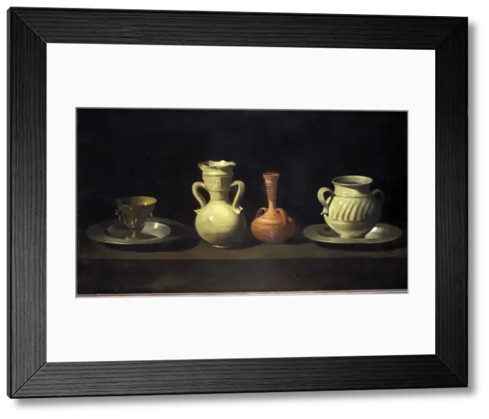 Framed Print : Francisco Zurbaran Pintor Espanol. Fuente De Cantos 1598-1664 bodegon Framed Print : Francisco Zurbaran Pintor Espanol. Fuente De Cantos 1598-1664 bodegon