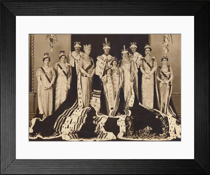Framed Print : Official Coronation Group, 1937 Framed Print : Official Coronation Group, 1937