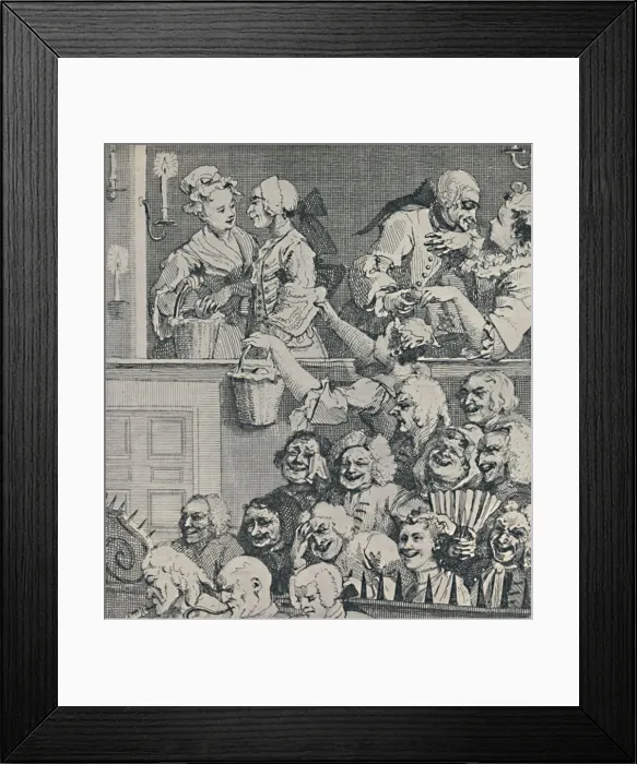 Framed Print : The Laughing Audience, 1733, (1920) Framed Print : The Laughing Audience, 1733, (1920)