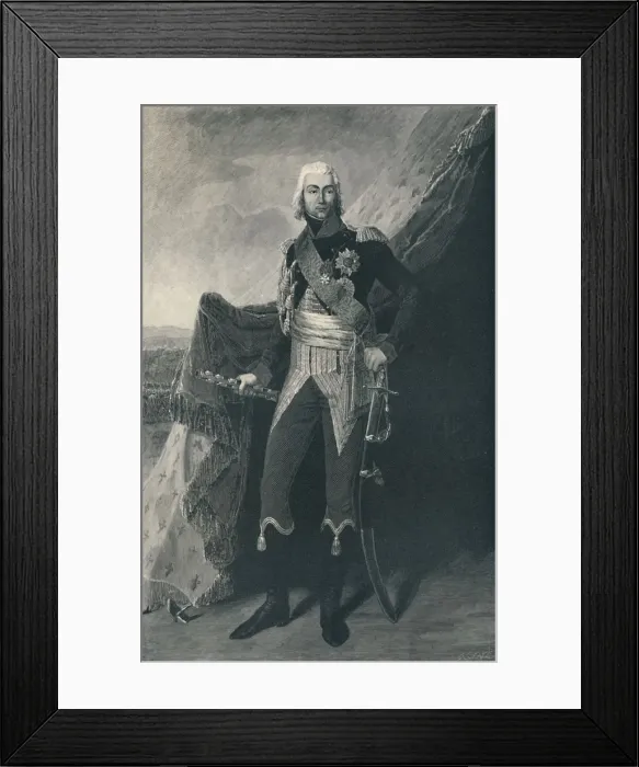 Framed Print : Marshal Jean-Baptiste Bessieres, Duke of Istria, c1800, (1896). Artist: Charles J Framed Print : Marshal Jean-Baptiste Bessieres, Duke of Istria, c1800, (1896). Artist: Charles J