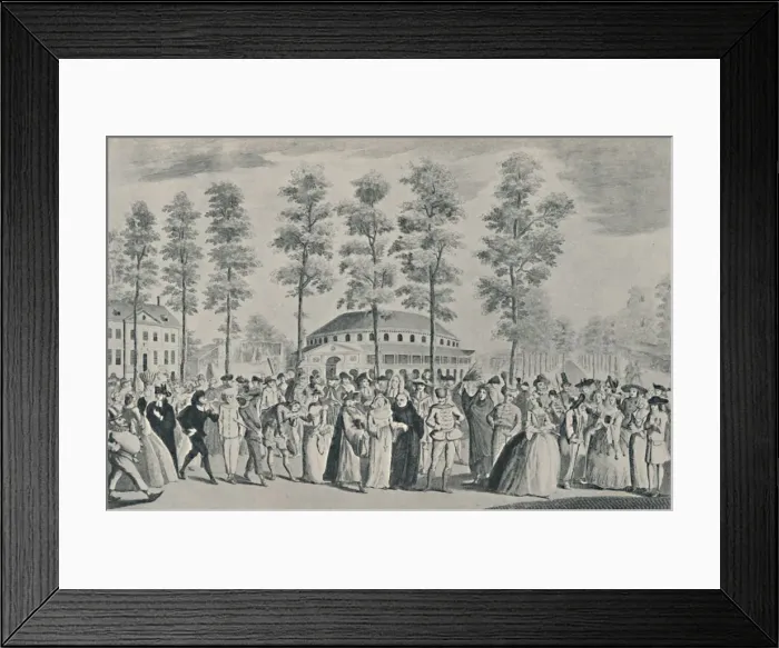 Framed Print : The Jubilee Ball at Ranelagh Gardens, April 26th, 1749, (1920). Artist: Nathaniel Parr Framed Print : The Jubilee Ball at Ranelagh Gardens, April 26th, 1749, (1920). Artist: Nathaniel Parr