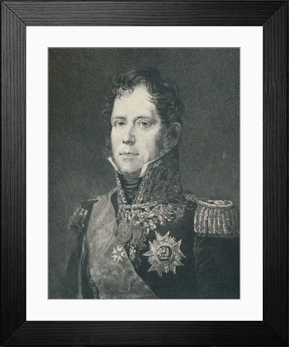 Framed Print : Marshal Michel Ney, Duke of Elchingen, Prince of the Moskwa, c1805, (1896). Artist: R Framed Print : Marshal Michel Ney, Duke of Elchingen, Prince of the Moskwa, c1805, (1896). Artist: R