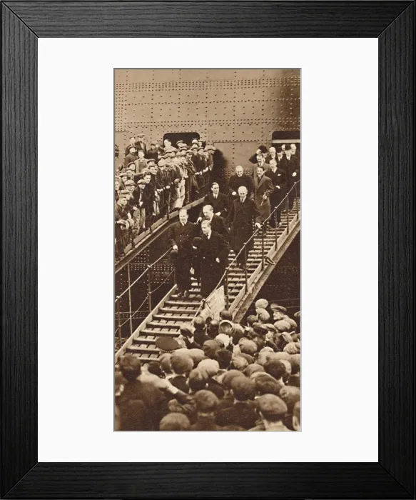 Framed Print : Clydeside Cheers, 1937 Framed Print : Clydeside Cheers, 1937