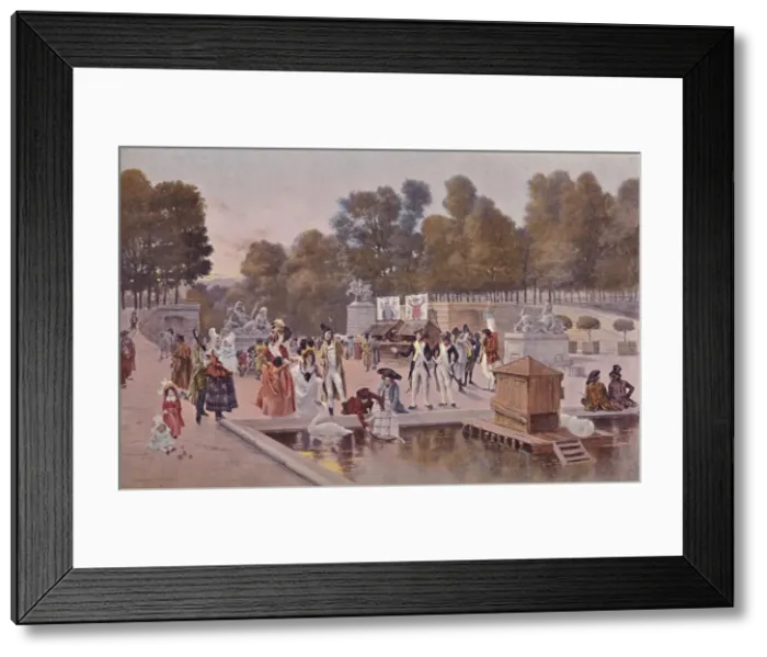 Framed Print : In The Garden of the Tuileries, 1896 Framed Print : In The Garden of the Tuileries, 1896